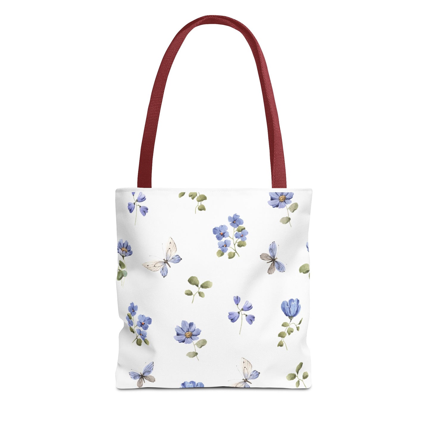 Butterfly and Floral Tote Bag - Eco-Friendly