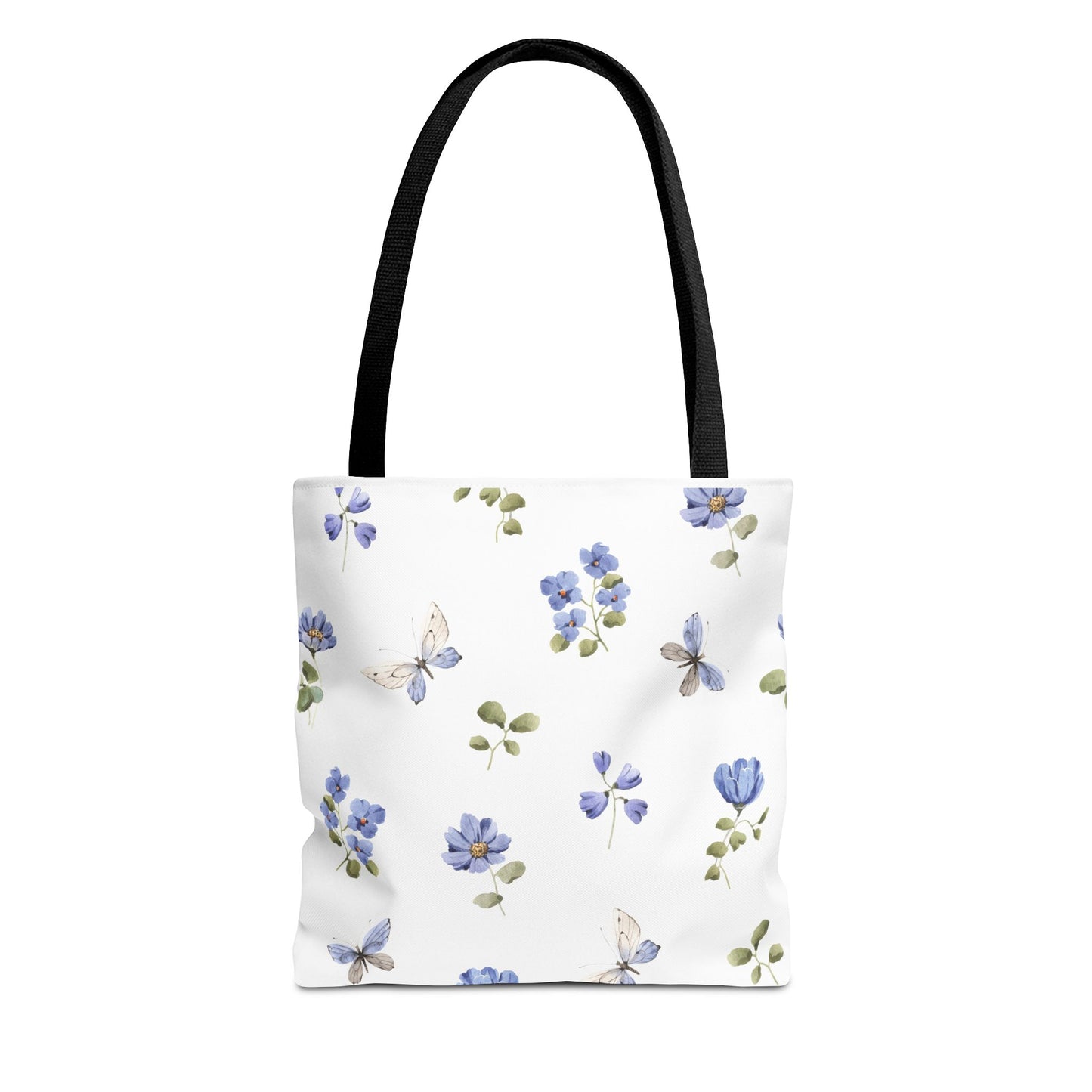 Butterfly and Floral Tote Bag - Eco-Friendly