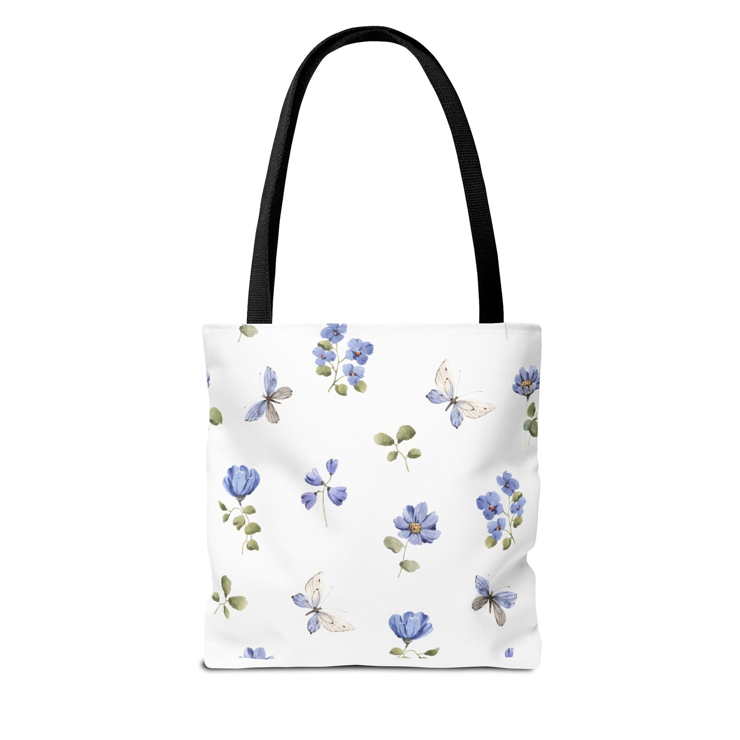 Butterfly and Floral Tote Bag - Eco-Friendly