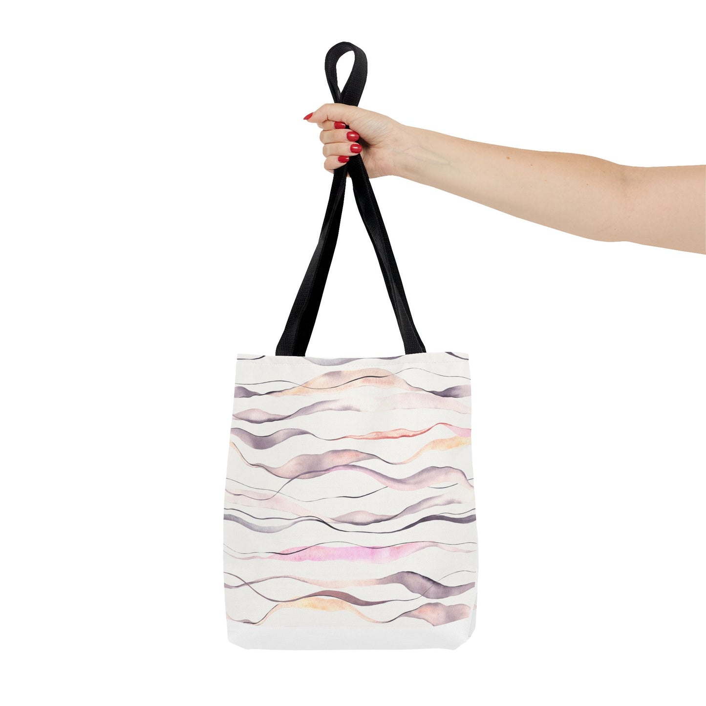 Elegant Abstract Wave Tote Bag