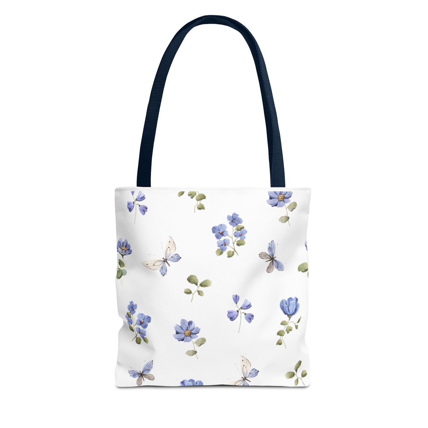 Butterfly and Floral Tote Bag - Eco-Friendly