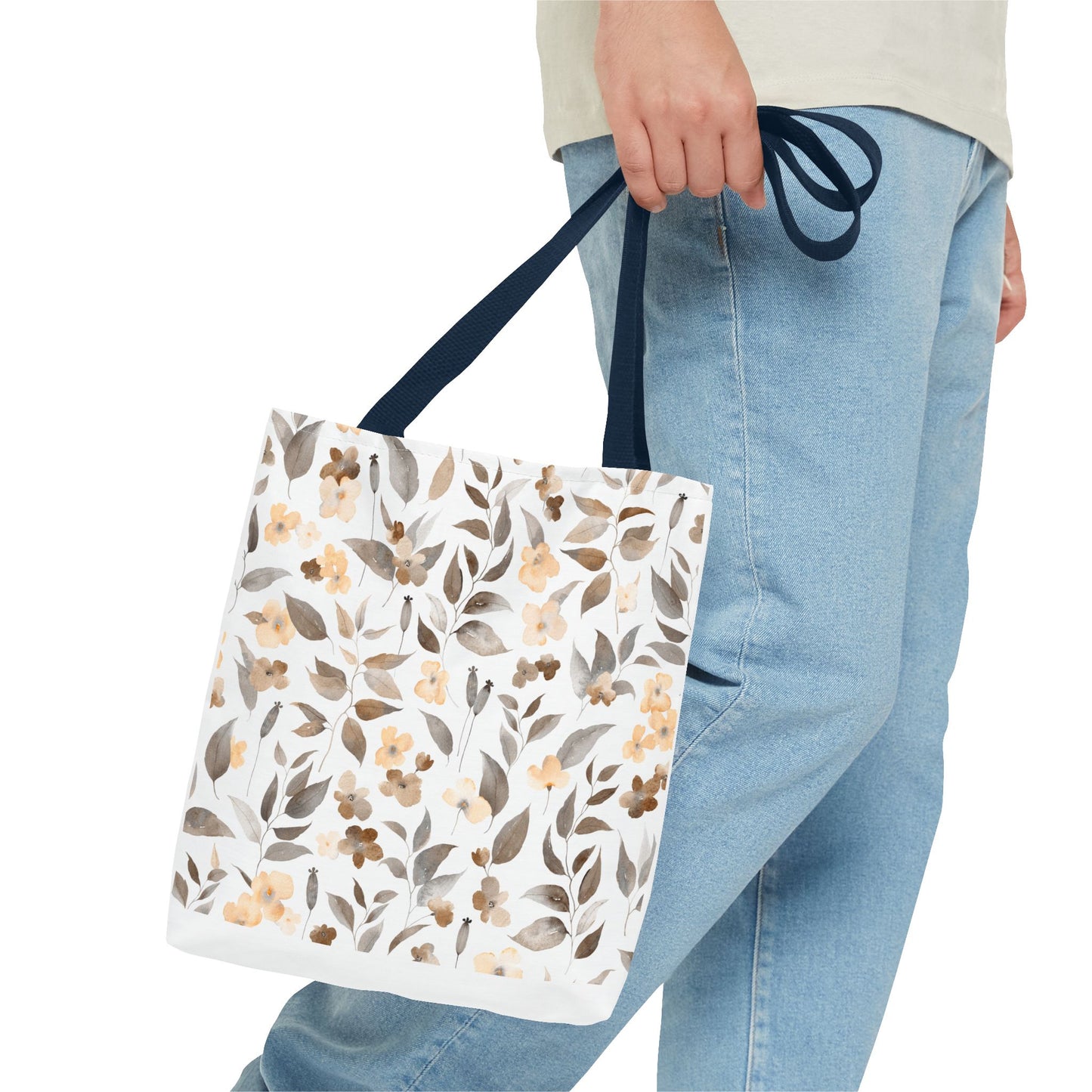 Botanical Floral Tote Bag - Eco-Friendly