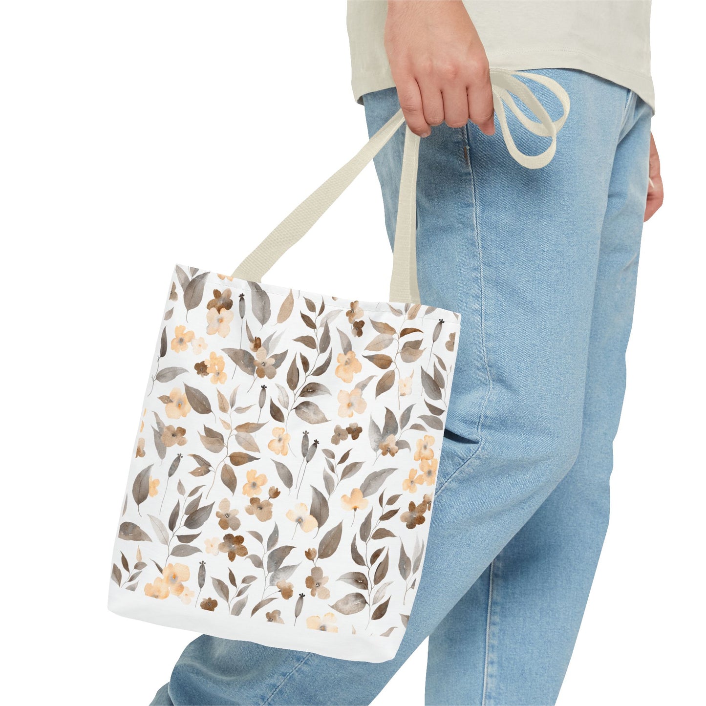 Botanical Floral Tote Bag - Eco-Friendly