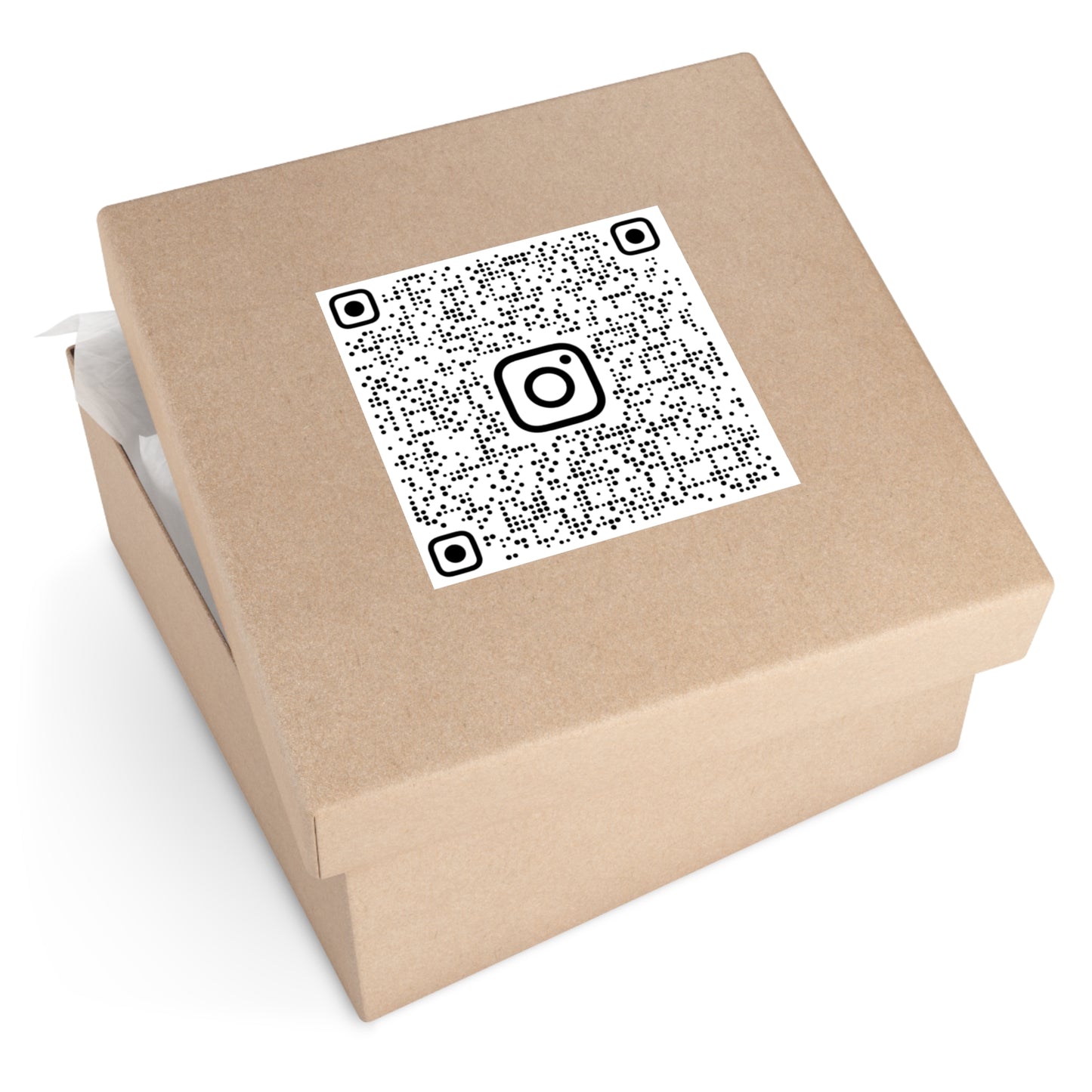 Vinyl Stickers - Code Qr, Let's Connect