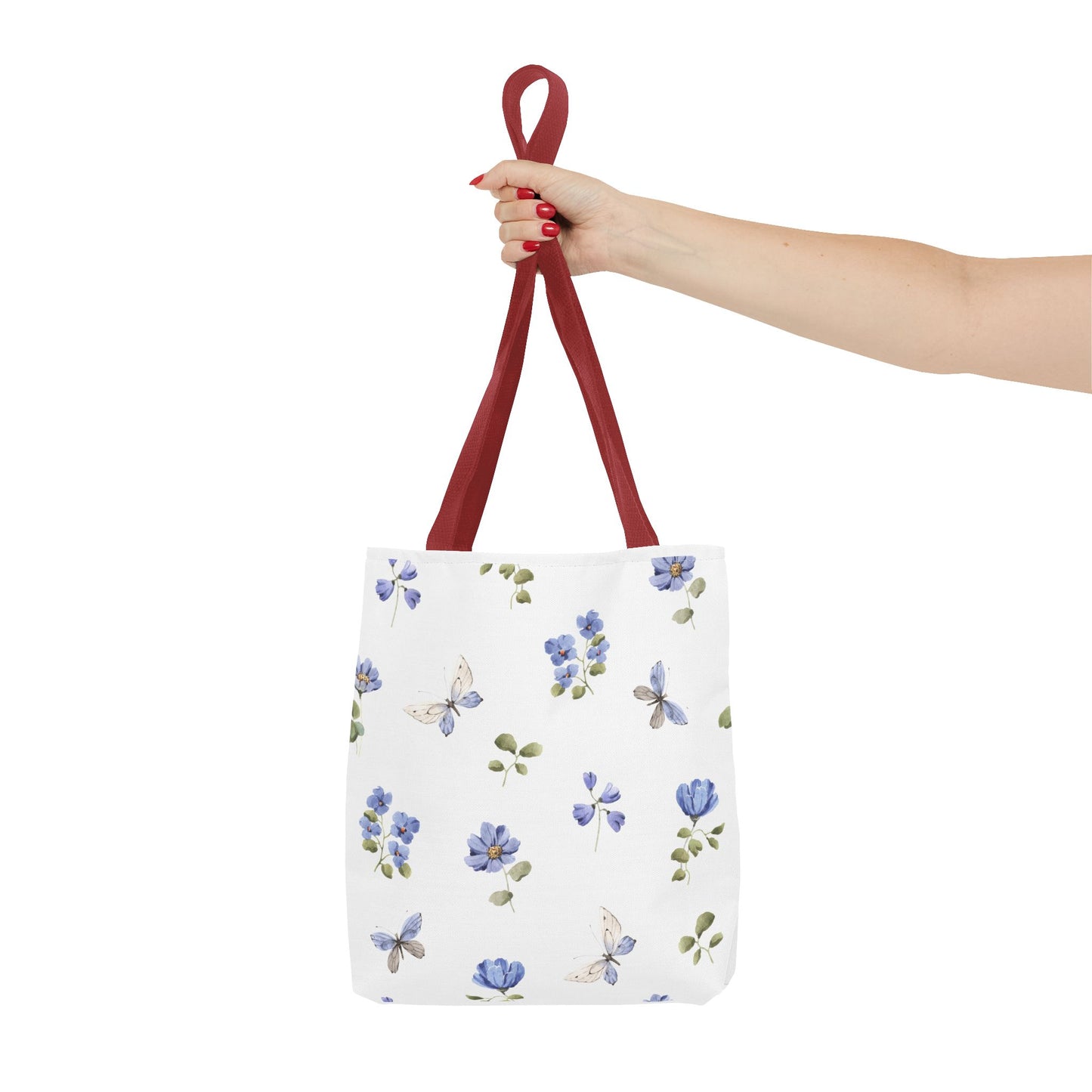 Butterfly and Floral Tote Bag - Eco-Friendly