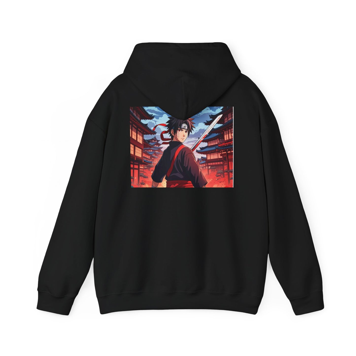 Anime Hooded Sweatshirt - Ninja Design