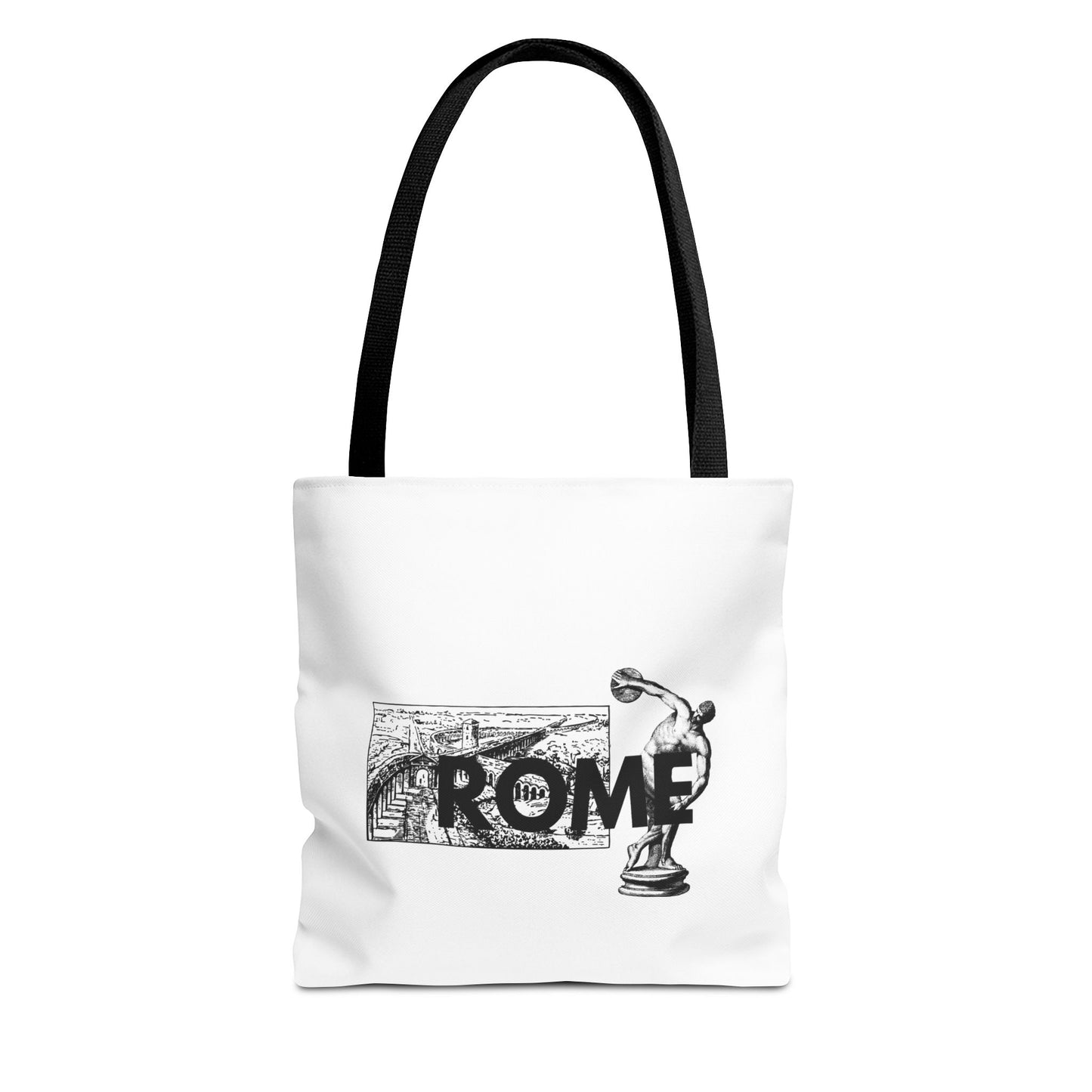 Monochrome Rome Tote Bag