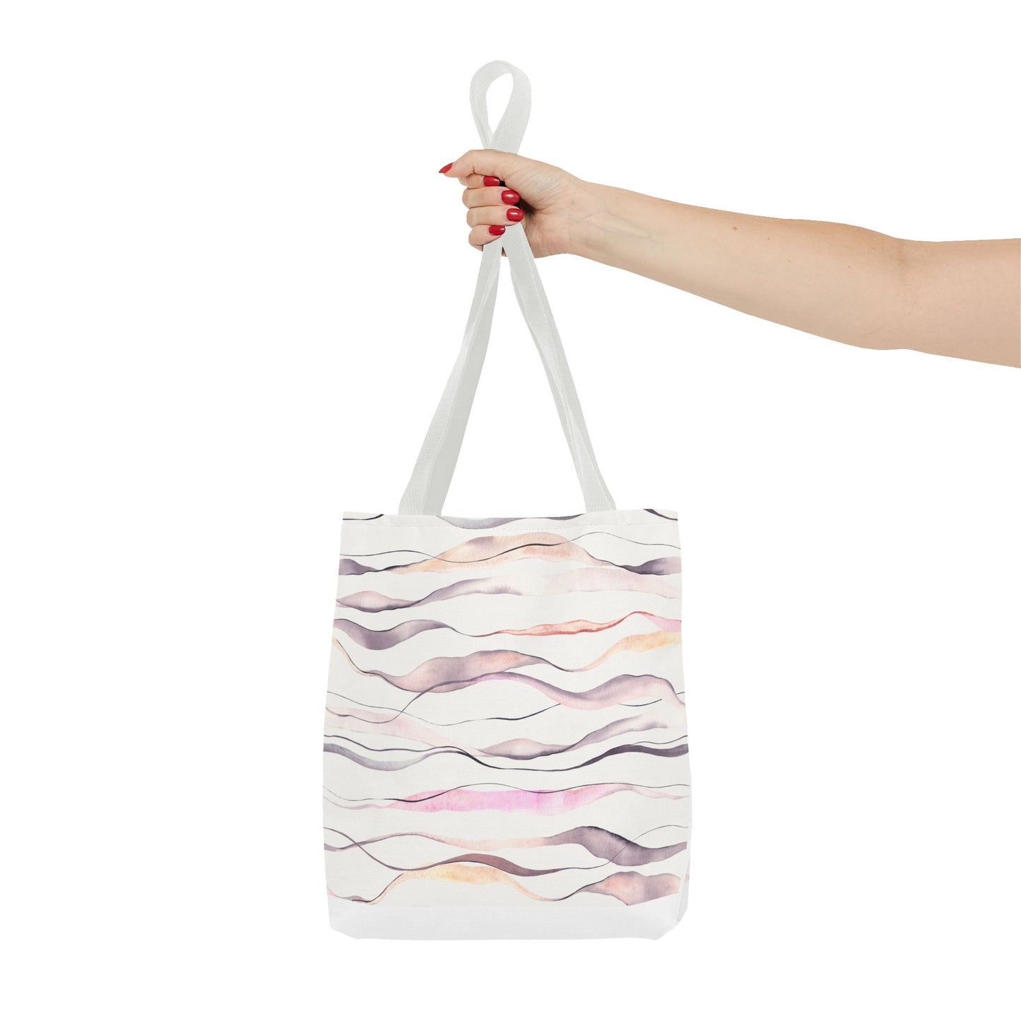 Elegant Abstract Wave Tote Bag