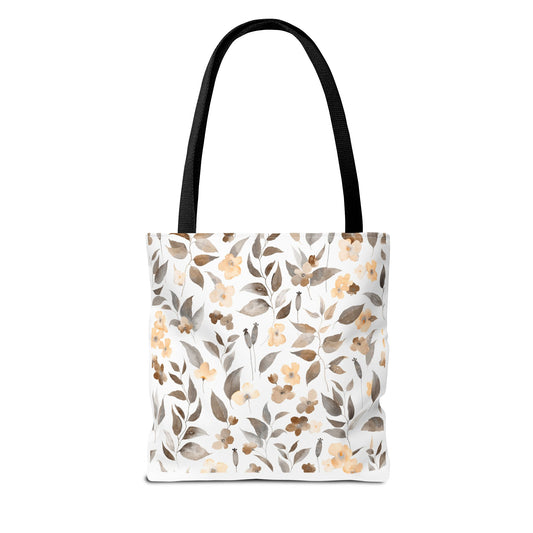 Botanical Floral Tote Bag - Eco-Friendly