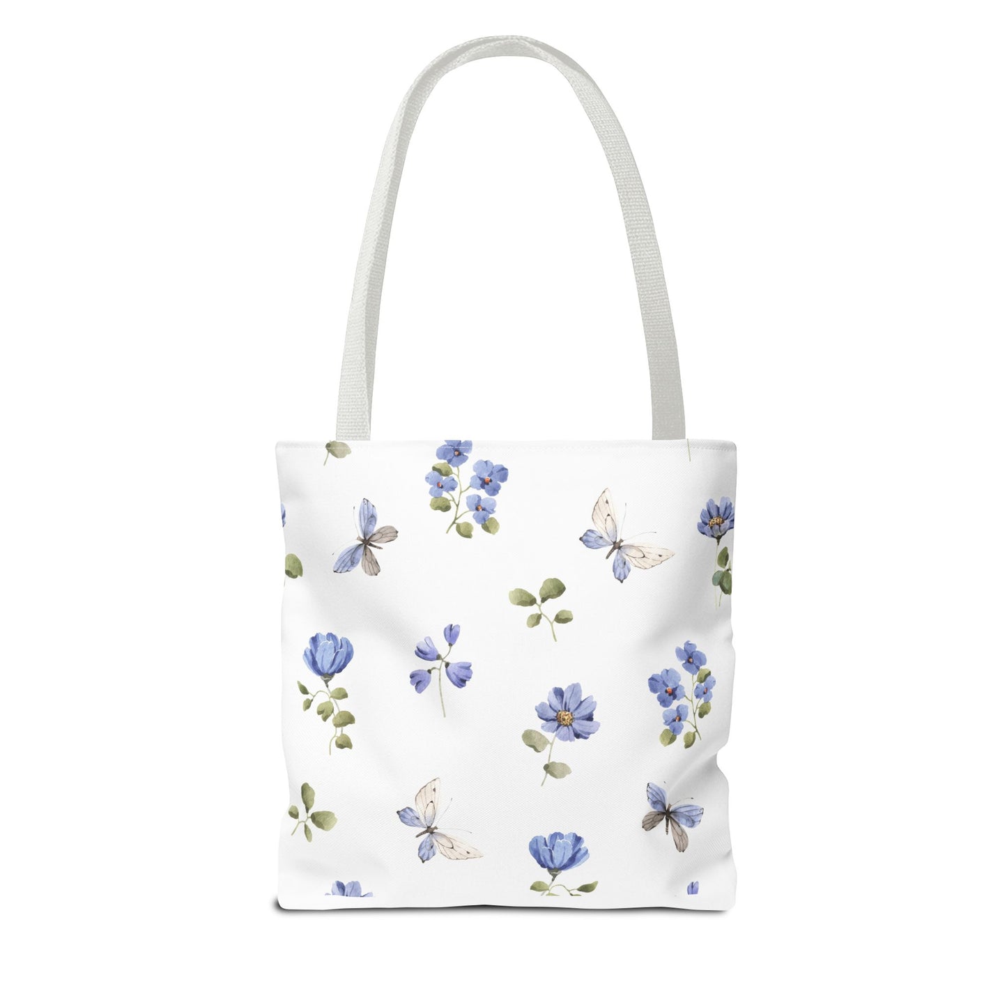 Butterfly and Floral Tote Bag - Eco-Friendly