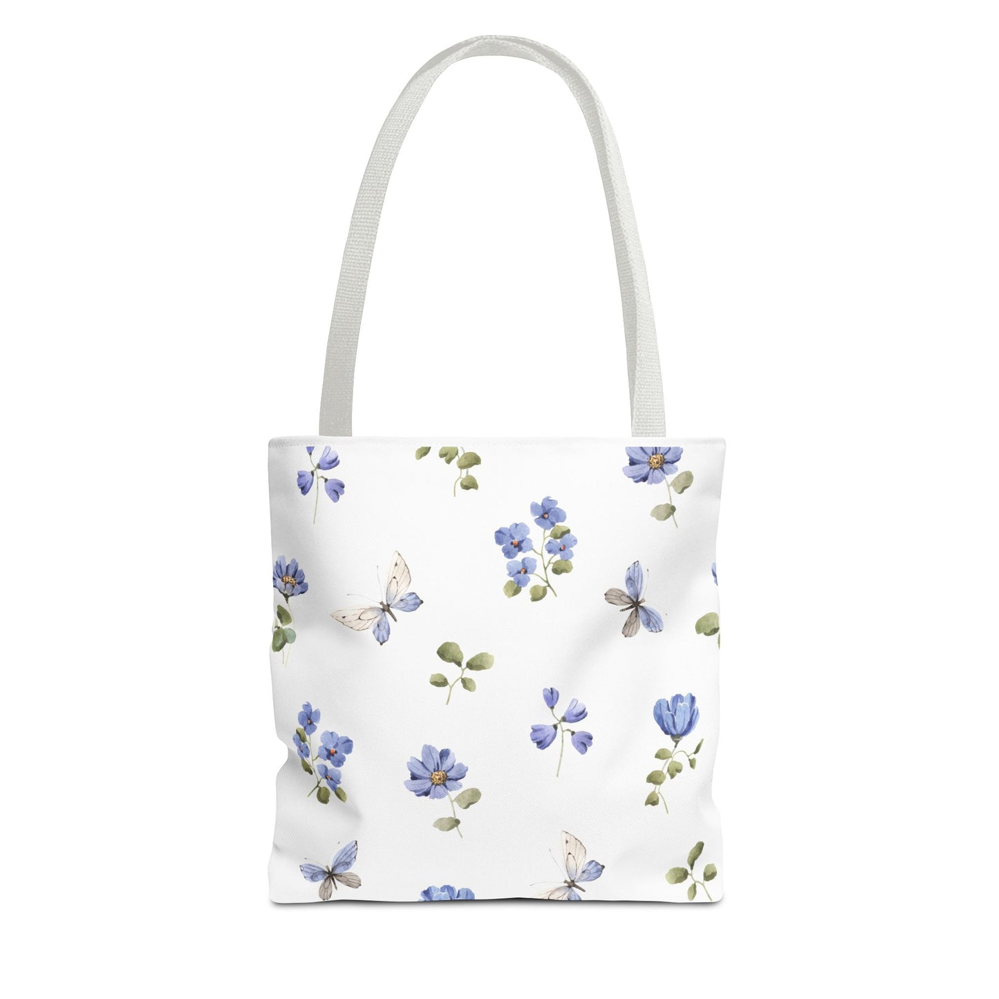 Butterfly and Floral Tote Bag - Eco-Friendly