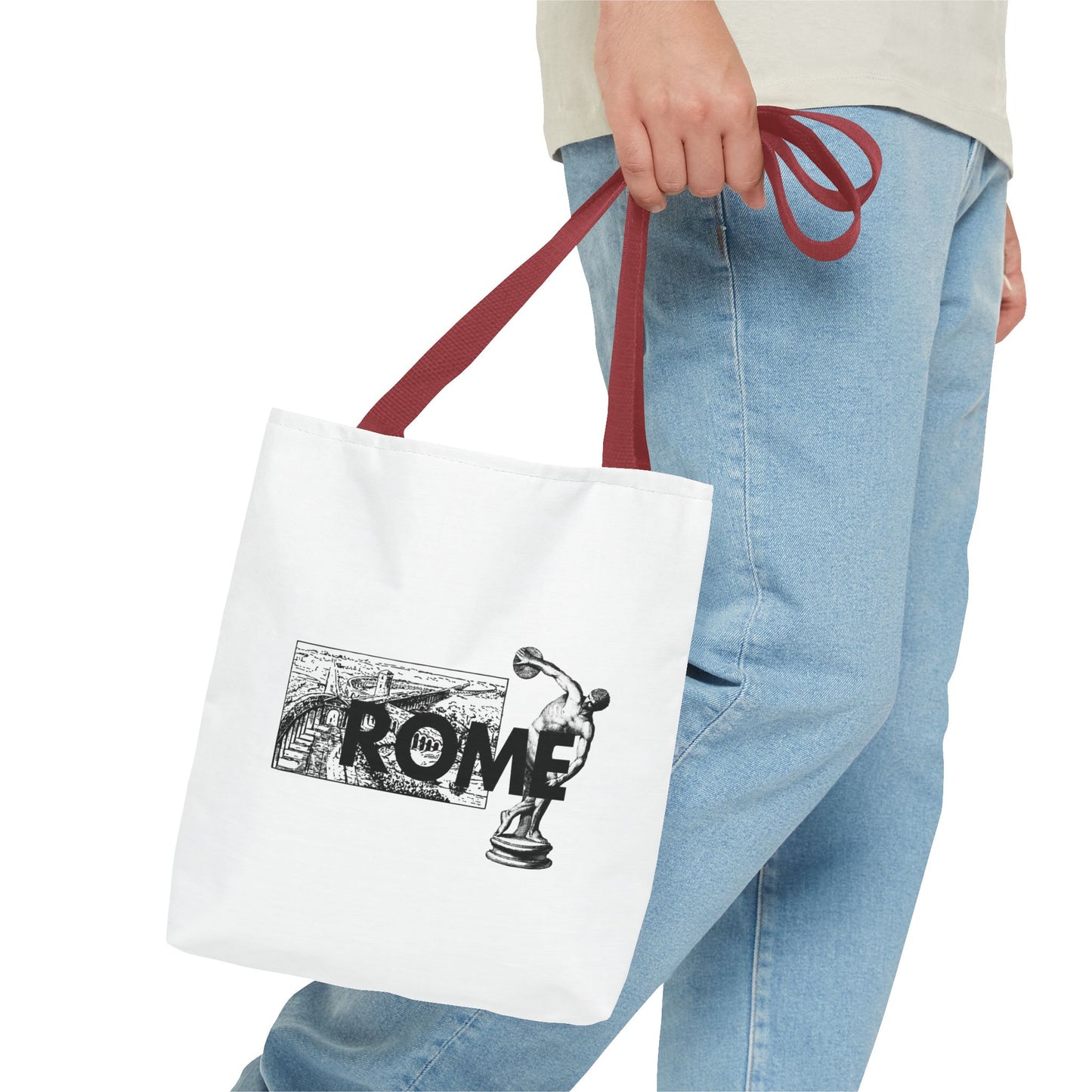 Monochrome Rome Tote Bag