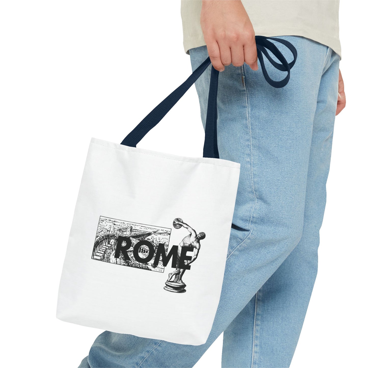 Monochrome Rome Tote Bag