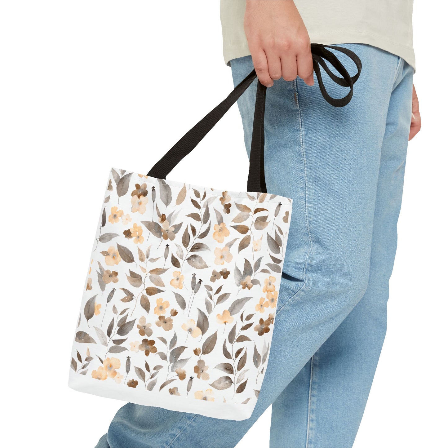 Botanical Floral Tote Bag - Eco-Friendly