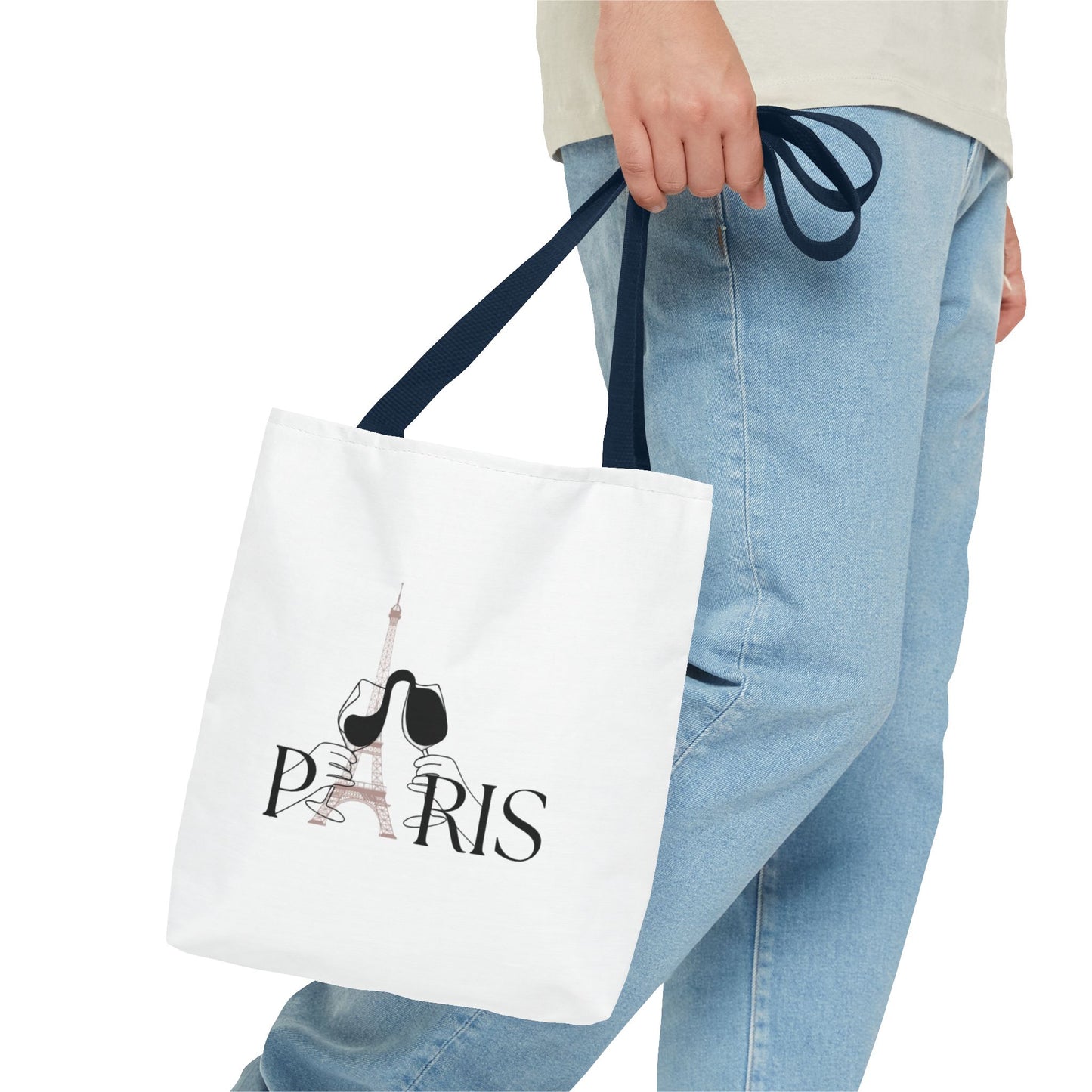 Paris Wine Tote Bag