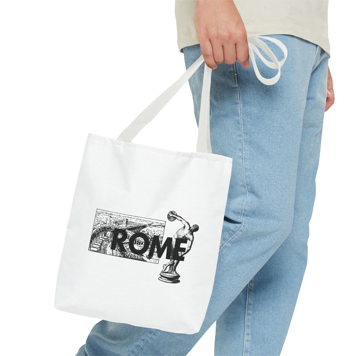 Monochrome Rome Tote Bag